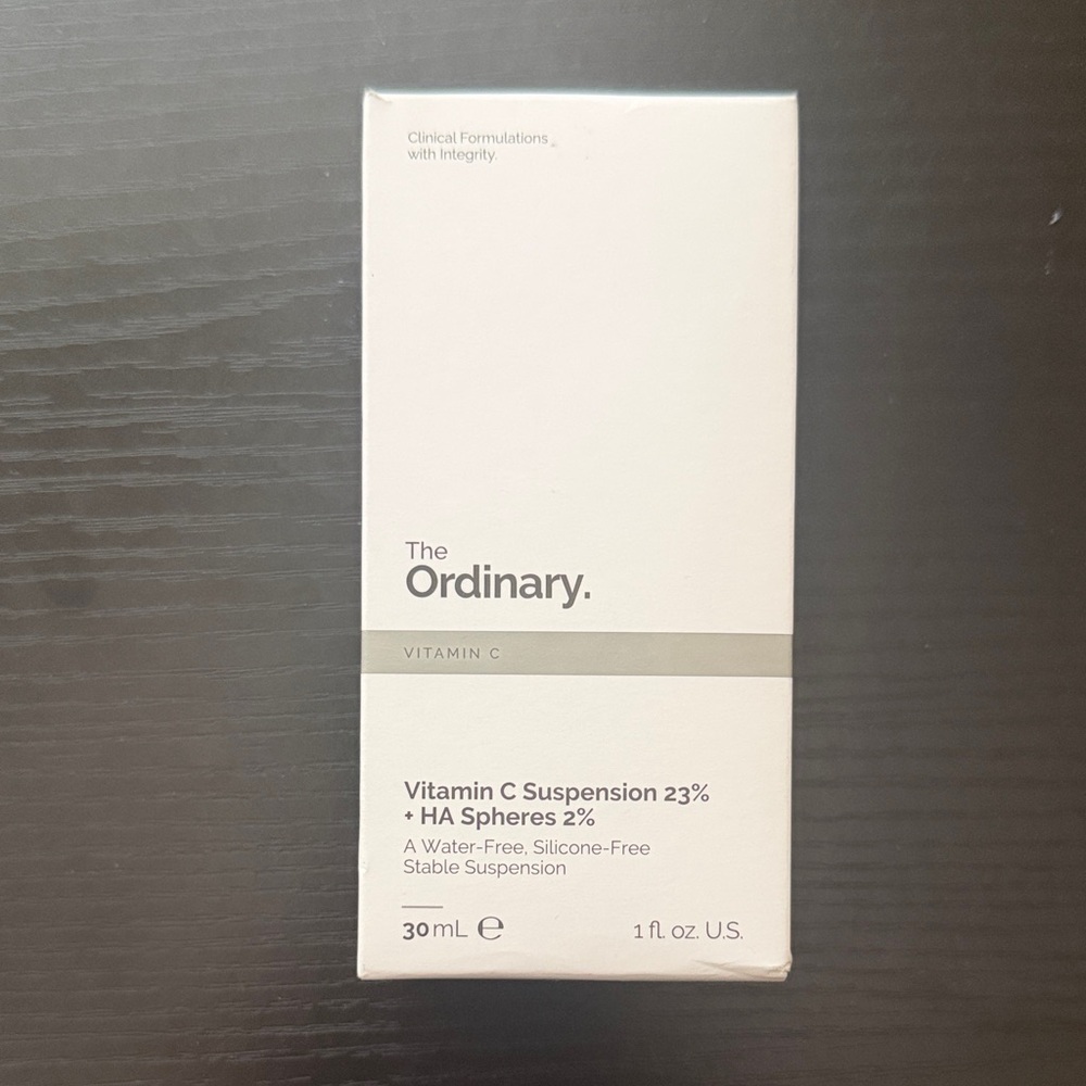 The Ordinary Vitamin C Suspension 23% + HA Spheres 2% - White and Gray Packaging